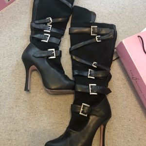 Legs avenue over the knee black boot size 8